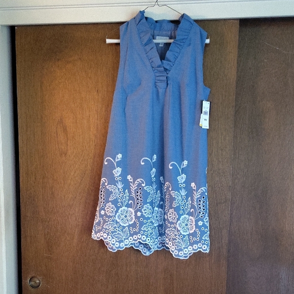Robbie Bee Dresses & Skirts - Blue Dress Machine Washable.